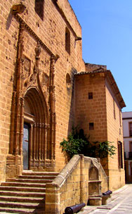 The church in Javea’s old centre is still pock-marked from Civil War fighting